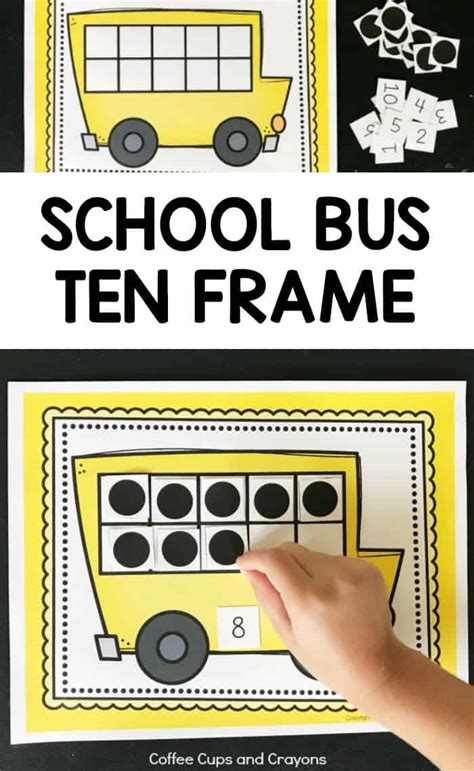 Printable Bus Ten Frame